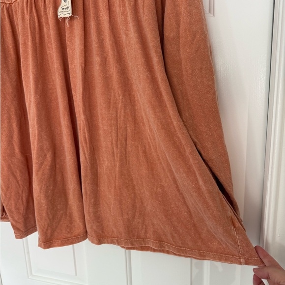 NWT Easel mineral wash baby doll long sleeve size large - Picture 4 of 6